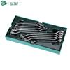 SATA 09905 10-Piece Fully Polished Double Box-End Wrench Set