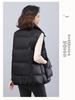 Women's Lightweight Down Vest - 2024 Autumn/Winter Fashion Stand Collar, Short Outerwear for Moms