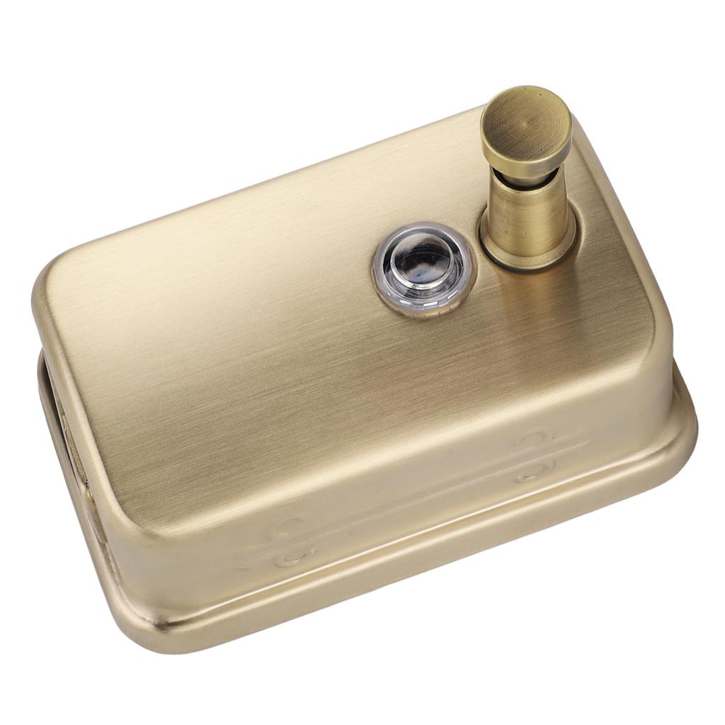 Wall Mount Commercial Soap Dispenser Large Capacity Leakproof Manual Stainless Steel Soap Dispenser for Hotel Bathroom