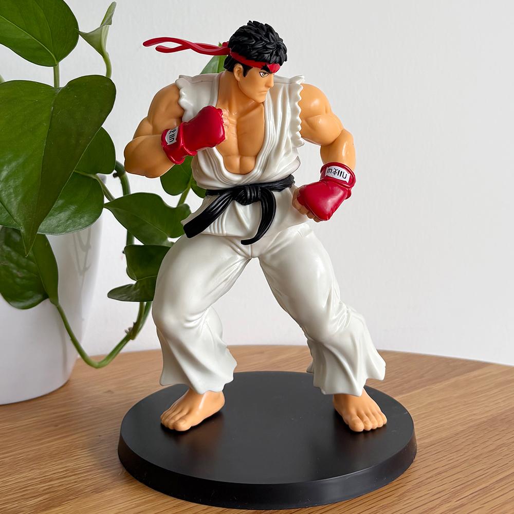 Hot Anime Street Fighter Fighting Game Action Figure Ryu Ken Masters PVC Kawaii Toys Dolls Room Decor Birthday Gift