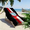 Zakho Sport Club Print Beach Towel, Large Soft Quick Dry Towel for Beach Camping Swimming