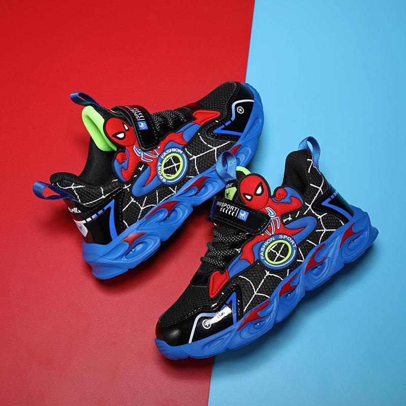 Kids' Light-Up Cartoon Mesh Running Shoes - Autumn 2025 Breathable Style