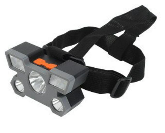 Rechargeable LED Headlamp: Powerful, Long-Lasting, Five-Head Design for Outdoor Use, Night Fishing, and Extended Range Visibility.