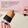Mini Hand Shake Manual Grinding Convenient 304 Stainless Steel Ceramic Core Coffee Bean Grinder Visual Coffee Machine Portable