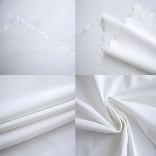 Forhomelife Beyaz Masa Örtüsü, Düz Renk, Basit Dikdörtgen Masa Örtüsü, 135x180cm, Yıkanabilir, Hızlı Kuruyan, Kalın, Isıya Dayanıklı