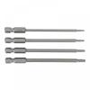 Alloy Steel Screwdriver Bits Quick Connection 1 4 Hex Shank Magnetic Head