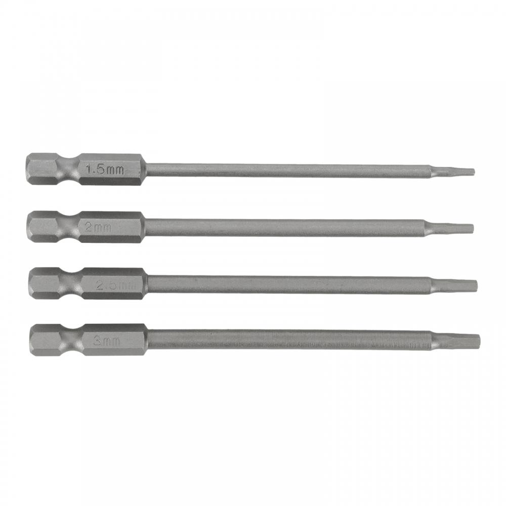 Alloy Steel Screwdriver Bits Quick Connection 1 4 Hex Shank Magnetic Head