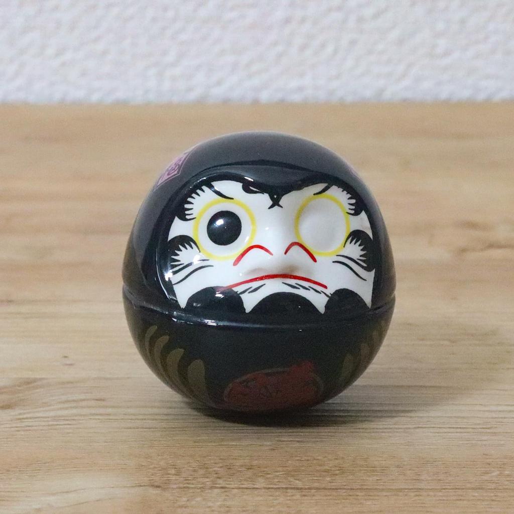 Castle Enterprises Rising Lucky Daruma Dolls Set of 10 (Black) - (Commercial Use)
