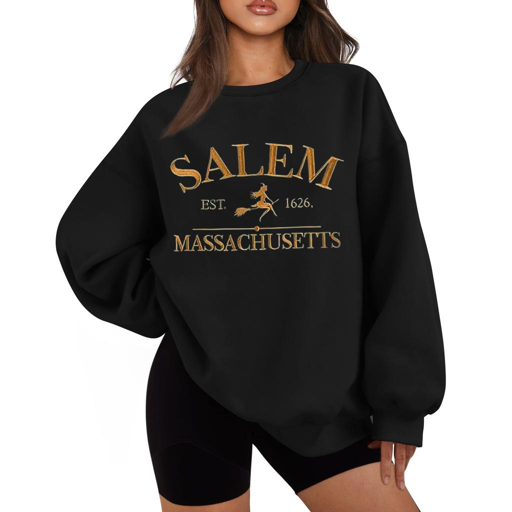 Women's  Sweatshirt Fall Vintage Graphic Long Sleeve Pullover Sweatshirt