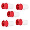 5PCS ZNG‑015 Industrial Connector Plug 5 Pin Industrial Plug for Industry Agriculture Chemical Indus