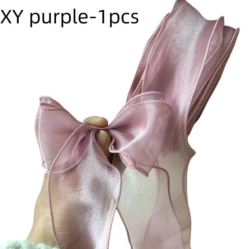 5M Organza Ribbon Wavy Edge Mesh Ribbon Strip DIY Bouquet Wrapping Supplies Handmade Bow Crafts Material Festival Party Decor