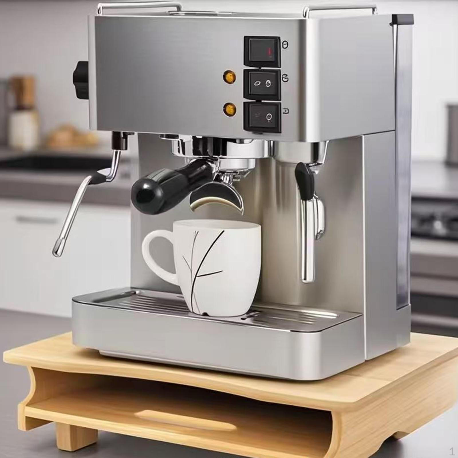 

Выдвижной поднос для кофемашины, Деревянный органайзер для кухонной техники с ящиком