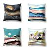 Polyester Pillow Cover Mountain Print Pillow Cover Waist Cushion Cover Car Cushion Head Cushion Cover Premium Durable