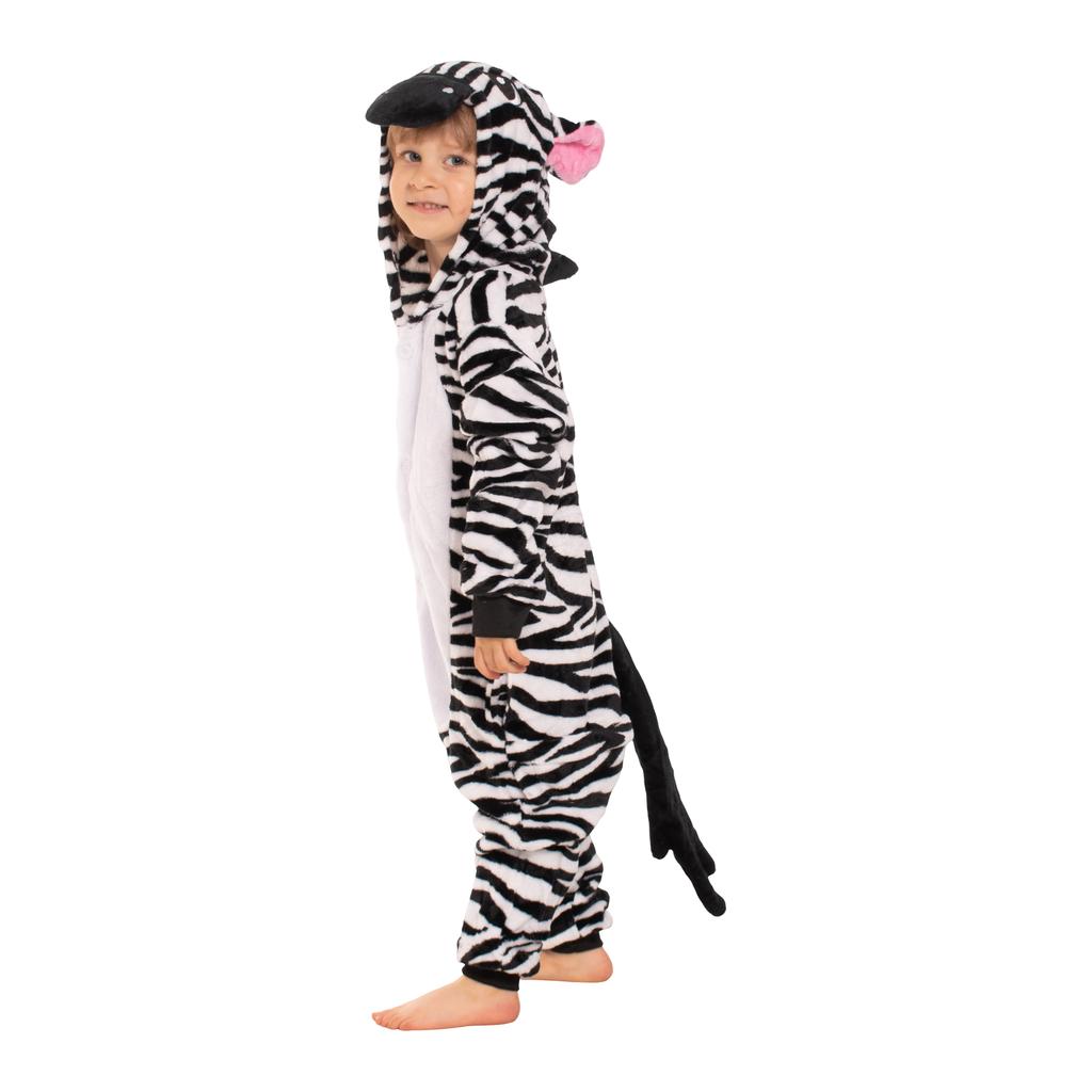 Piżama dla dzieci dziecięca kigurumi onesie kostium strój zebra 105-115 cm