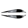 2Pcs  Evil Headlight Eyebrows Eyelid For BMW 4 Series F32 F33 F36 M4 420d 420i 425d 430i 435i 440i 2013-2021 ABS Gloss
