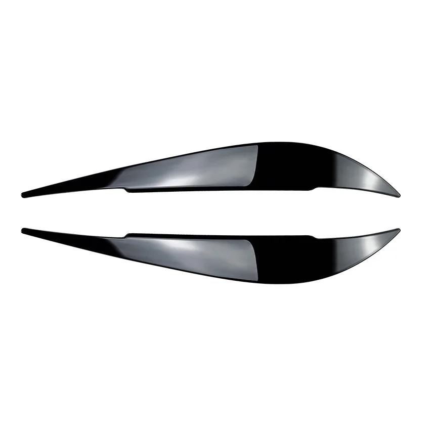2Pcs Evil Headlight Eyebrows Eyelid For BMW 4 Series F32 F33 F36 M4 420d 420i 425d 430i 435i 440i 2013-2021 ABS Gloss
