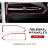 For Subaru WRX 2022 2023 2024 ABS Carbon Style Sticker Side Air Vent Outlet Anti scratch Interior Trim RHD LHD Accsesories