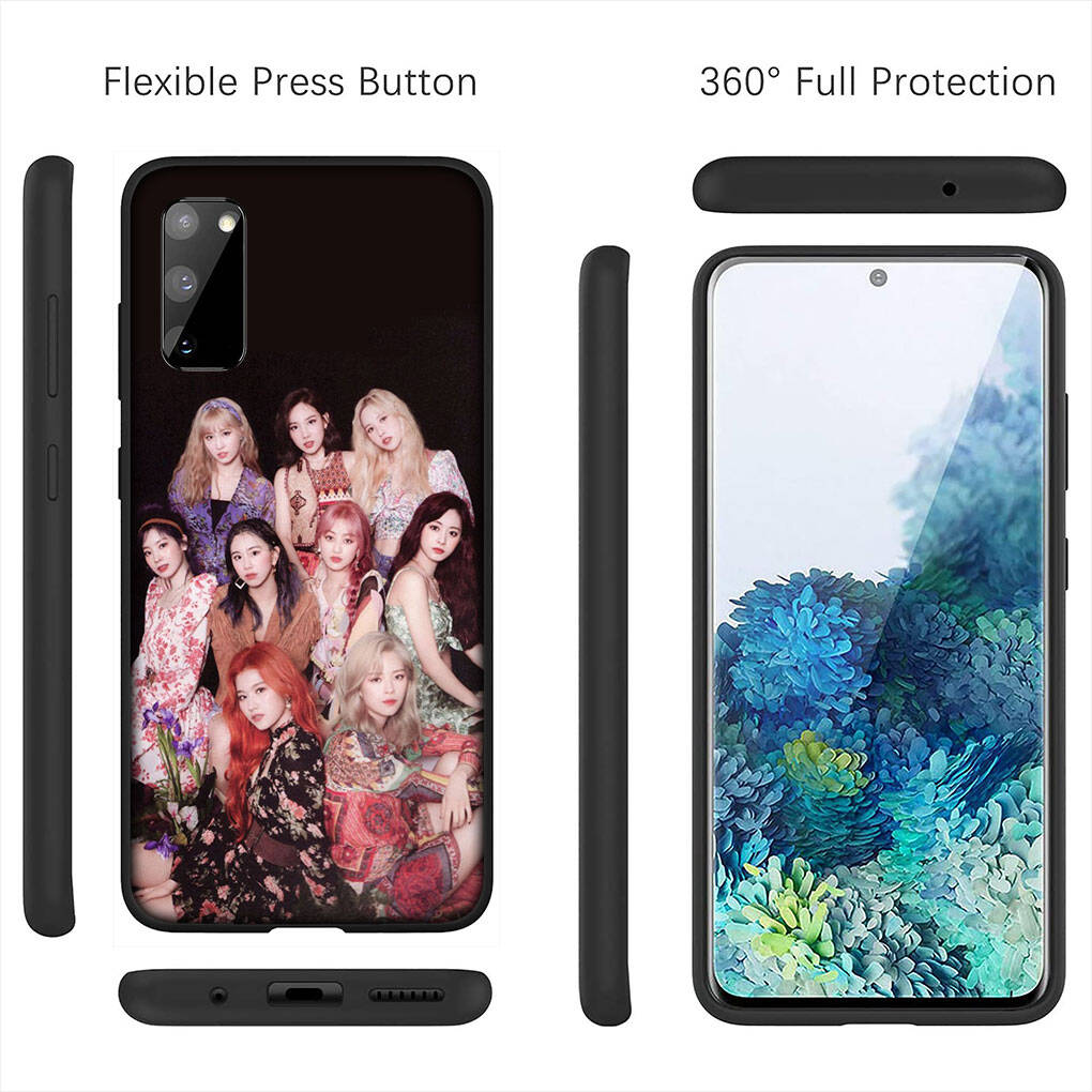Per Samsung Galaxy S25 S24 S23 S22 S21 Ultra FE Plus A17 A37 A57 A56 A55 A06 A16 A15 A36 A26 A35 A05 A25 A54 A34 Custodia per Telefono TWICEs Kpop Cover
