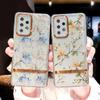 Painted Phone Case For Samsung Galaxy S20 S21 S30 Plus Ultra FE Transparent Flower Cover Soft TPU Shockproof Case For Samsung A12 A52 A72 5G