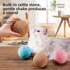 Cat Toy Sisal Ball Oversized Cat Teaser Chew Toy Durable and Bite-resistant Sound-producing Ball for Cats and Pets.