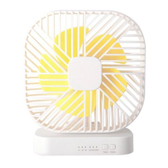 

Шикарный настольный долговечный вентилятор, легкий переносной срок службы, низкий уровень шума A белый