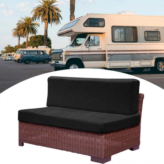 

Camper Cushion Cover Non-Slip RV Dinette Seat Cover for Camper Sofa Bench Polyester Light Brown 1 Set чёрный
