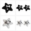 Jk Girls Hair Clip with Plush Star Hairpin Harajuku Hair Clip for Christmas Gift
