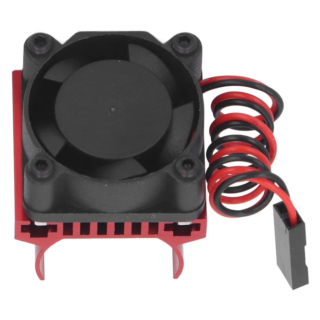 RC Motor Cooling Fan Heatsink Fan RC Accessory for Traxxas 118 Remote Control Car Black