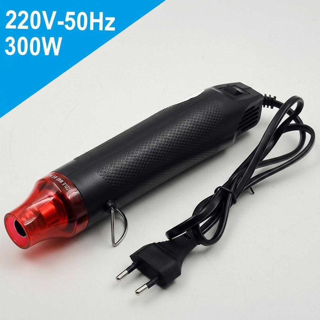 

DIY 300W Electric Heat Gun Power Tool Hot Air Temperature Gun 110V/220V with Adjustable Temperature and Supporting Seat