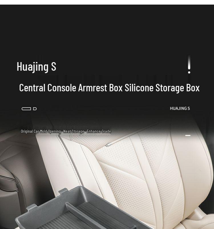 Baojun Huajing S Center Console Rear & Under Armrest Storage Box