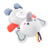 Soft Plush Stuffed Elephant Soother Toy with Sound Light Music Baby Sleep Aid Soothing Elephant Plush Doll