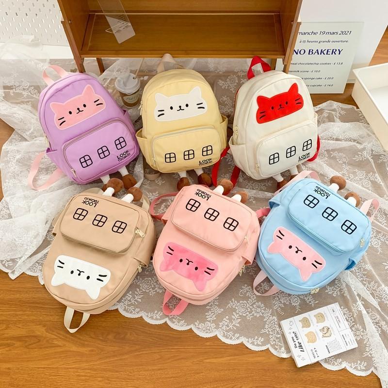 Lightweight Cute Toddler Backpack Fresh Pastel Design Breathable Material Eva