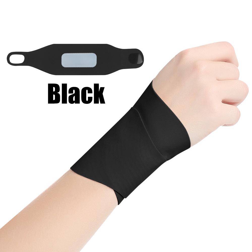 

1 шт. эластичный напульсник антирастяжение запястья компрессионный сухожильный бандаж для фиксации запястного сустава поддерживающие перчатки защита ладони чёрный