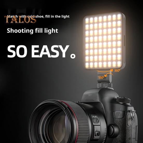 LED Fill Light with Phone Clip Cold Shoe Super Bright 3 Light Modes Flicker Free Portable Rechargeable Magnetic Phone Selfie Light Accessory