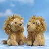 2s/lot 12cm Cute little Lion Plush keyring Toy Stuffed animal Lion Keychain  Dolls pendants  gifts