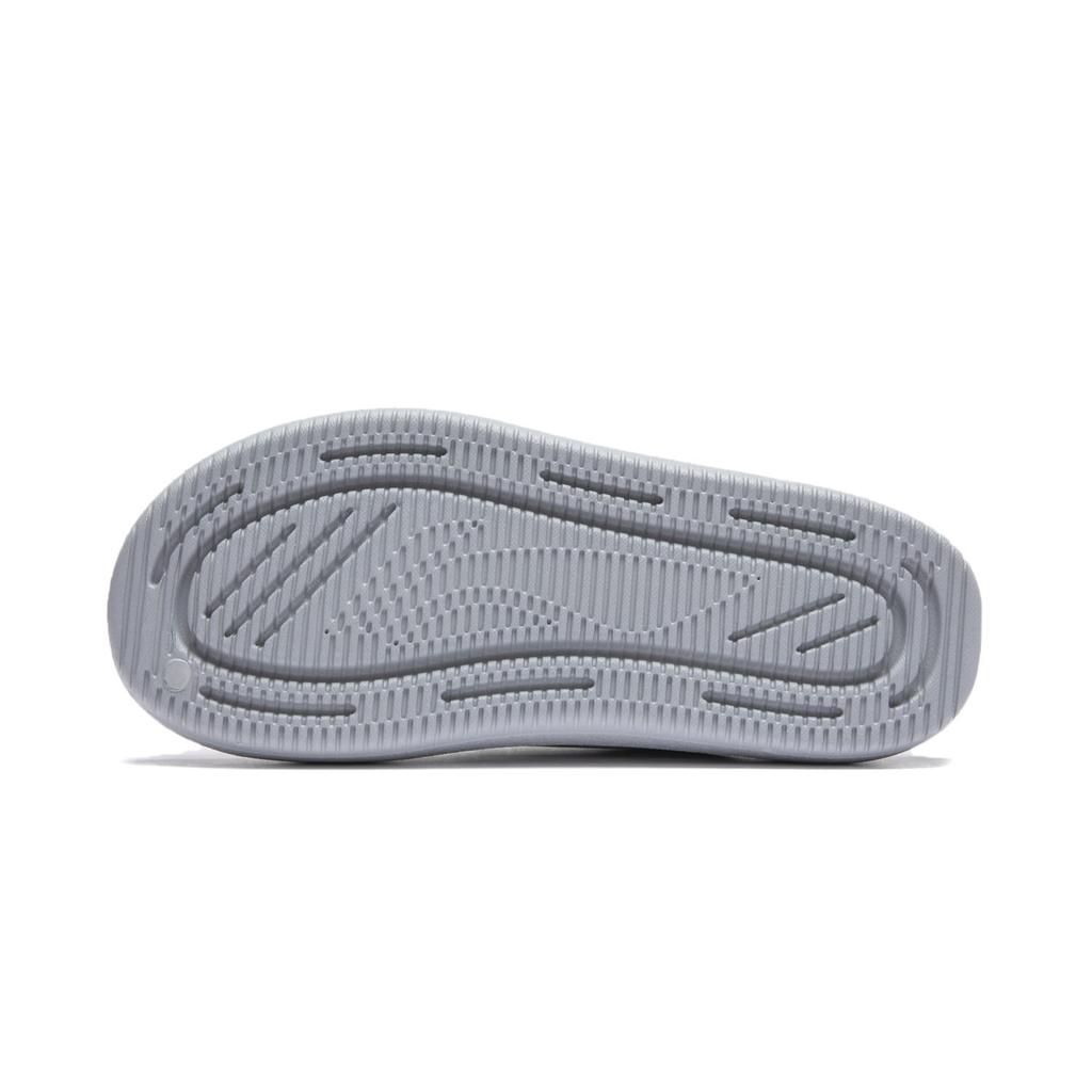 Li Ning Soft Clap Slip Resistant Abrasion Resistant Slide Slippers Unisex Ultimate Gray AGAU005-4
