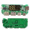 LED Dual USB 5V 2.4A Micro/for Type-C/ for USB Power Bank 18650 Charger Board Overcharge Overdischarge Short Circuit Protection