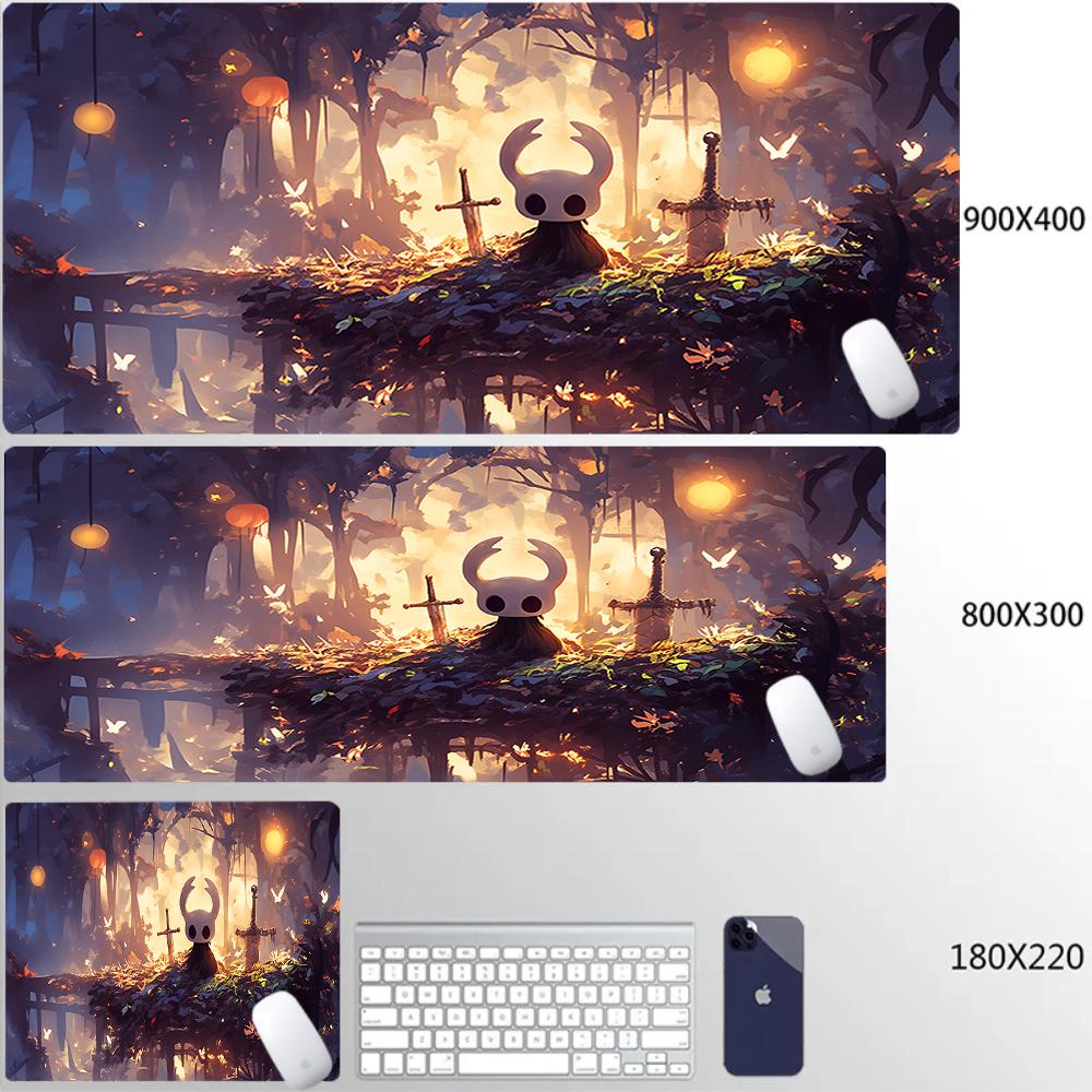 Stampa HD Tappetino Mouse Gamer Hollow Knight Computer Grande Tappetino Mouse Casa XXL Tappetini Tastiera Tappeto Gaming Ufficio PC Laptop Deskmat