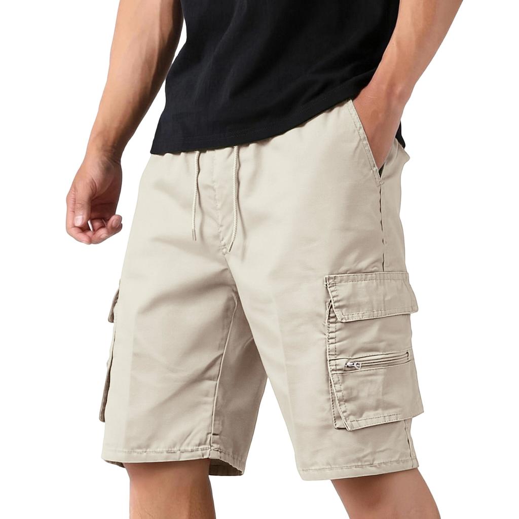 Men's Casual Five-pocket Pants - Loose, Multi-pocket Outdoor Sports Shorts