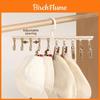 Modern Minimalist Plastic Clothes Hanger With Movable Hooks For Bedroom Closet Organization
