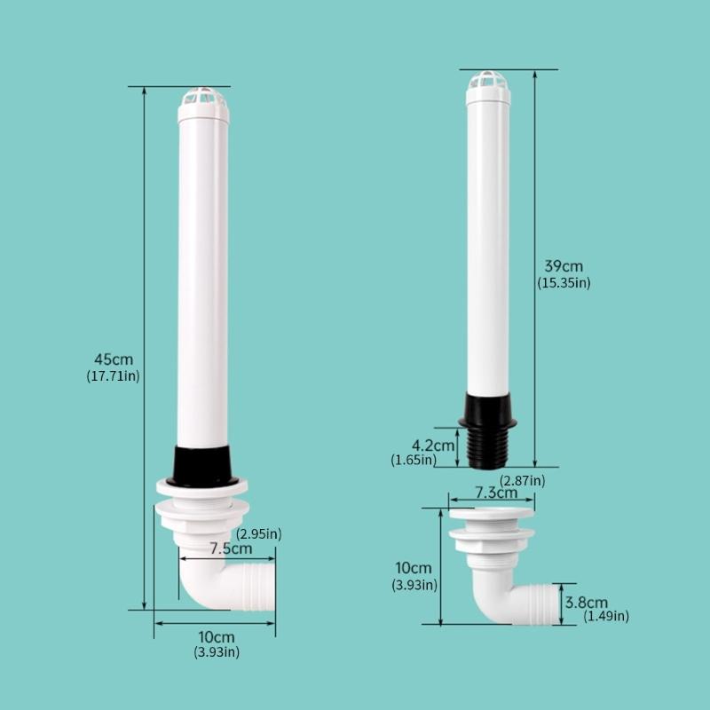 Efficient Marine Overflow Drain Tube Hose Easy Installation Designed For 1-1/2 Inch Thru Hulls In Fishing Applications