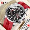 Business Men's Quartz Watch Three Eye Six Needle Chronograph Waterproof Night Light Calendar Men's Quartz Watch