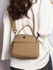 Nylon Handheld Bag With Zipper Closure For Daily Urban Use