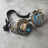 Goth Steampunk Goggles Welding Vintage Cosplay Glasses Halloween Eyewears Accessory for Women Men Cosplay Party