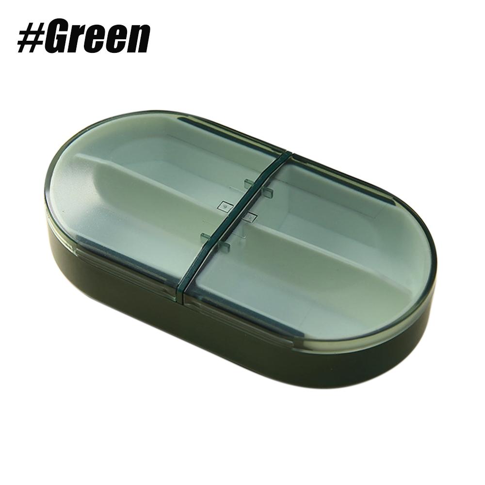 Portable Travel Pill Organizer Case For Pocket, Daily Pill Box Bpa Free Plastic Medicine Vitamin Holder Container 4 Compartments