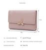 Women's 2025 Medium Wallet: Large Capacity Leaf Embroidery Flower Coin Purse & Card Holder Clutch