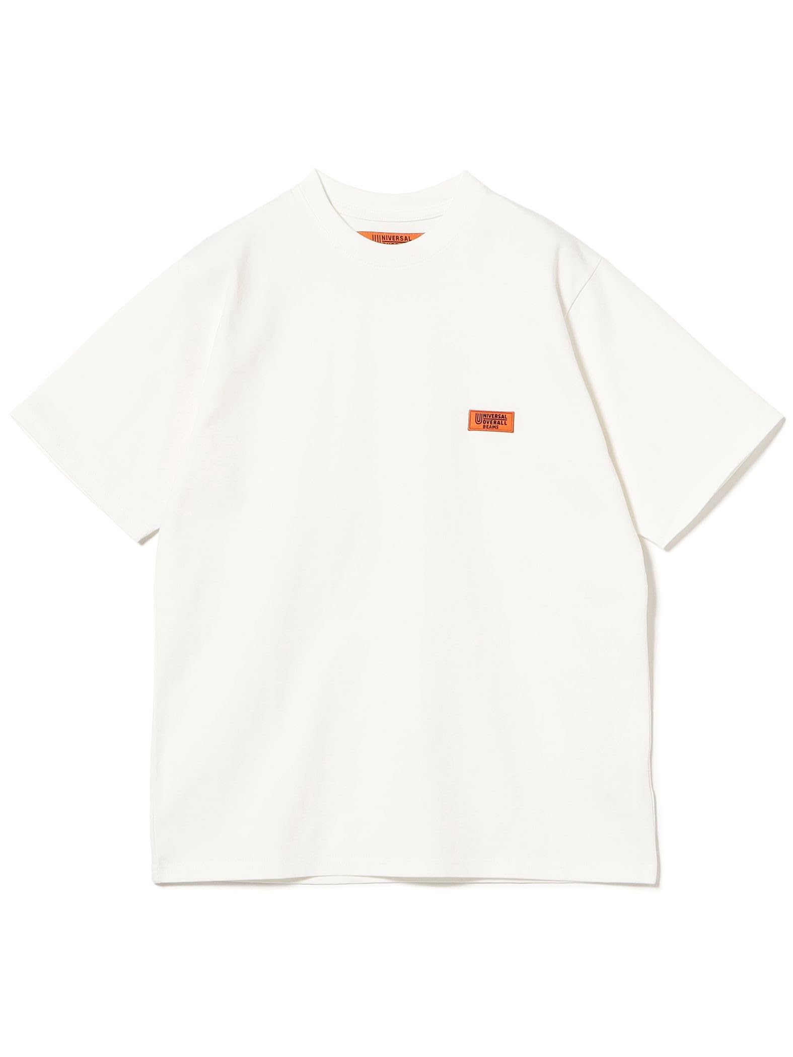 

Beams S/S TEE [Special Order] UNIVERSAL OVERALL Logo T-Shirt Men s White Medium 11041387498