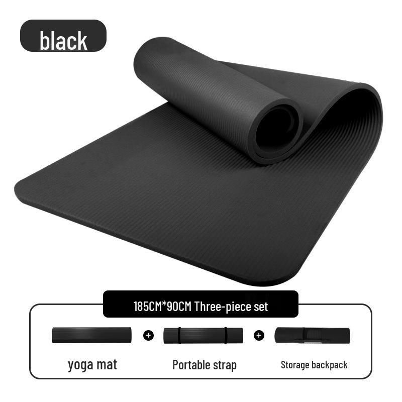 Men's Non-slip Beginner Yoga Mat - Thick, Wide, Long for Home Fitness