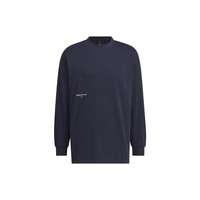 Letter Print Casual Crew Neck Long Sleeve T-Shirt Men Tops Legendary-Ink-Blue IZ1593