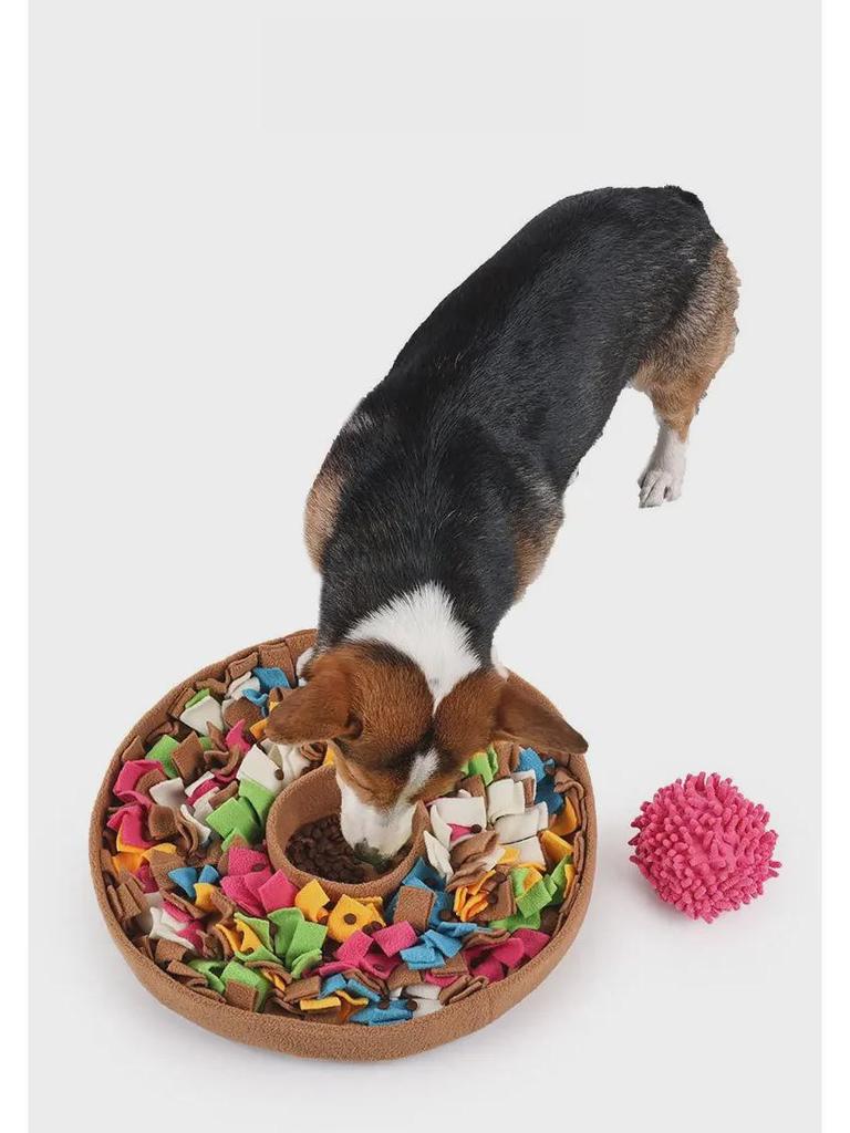 Cross-Border Pet Sniffing Mat: Stress-Relief & Educational Food Storage Toy for Cats & Dogs, All-Season Play & Interaction